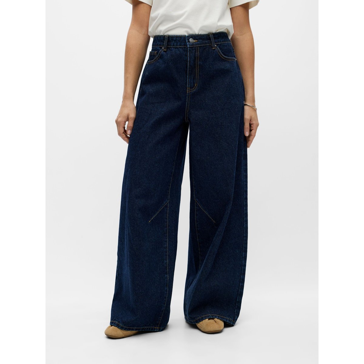 Jean Large bleu - dark blue denim1, OBJECT