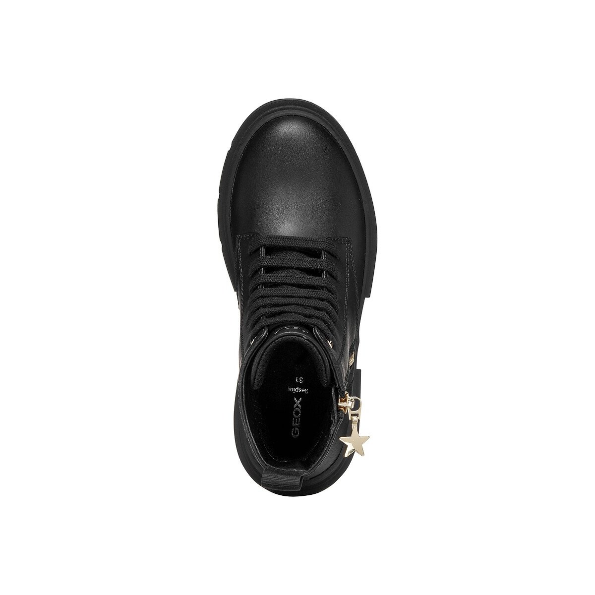 Bottines zippées et à lacets, KARSYN noir, GEOX