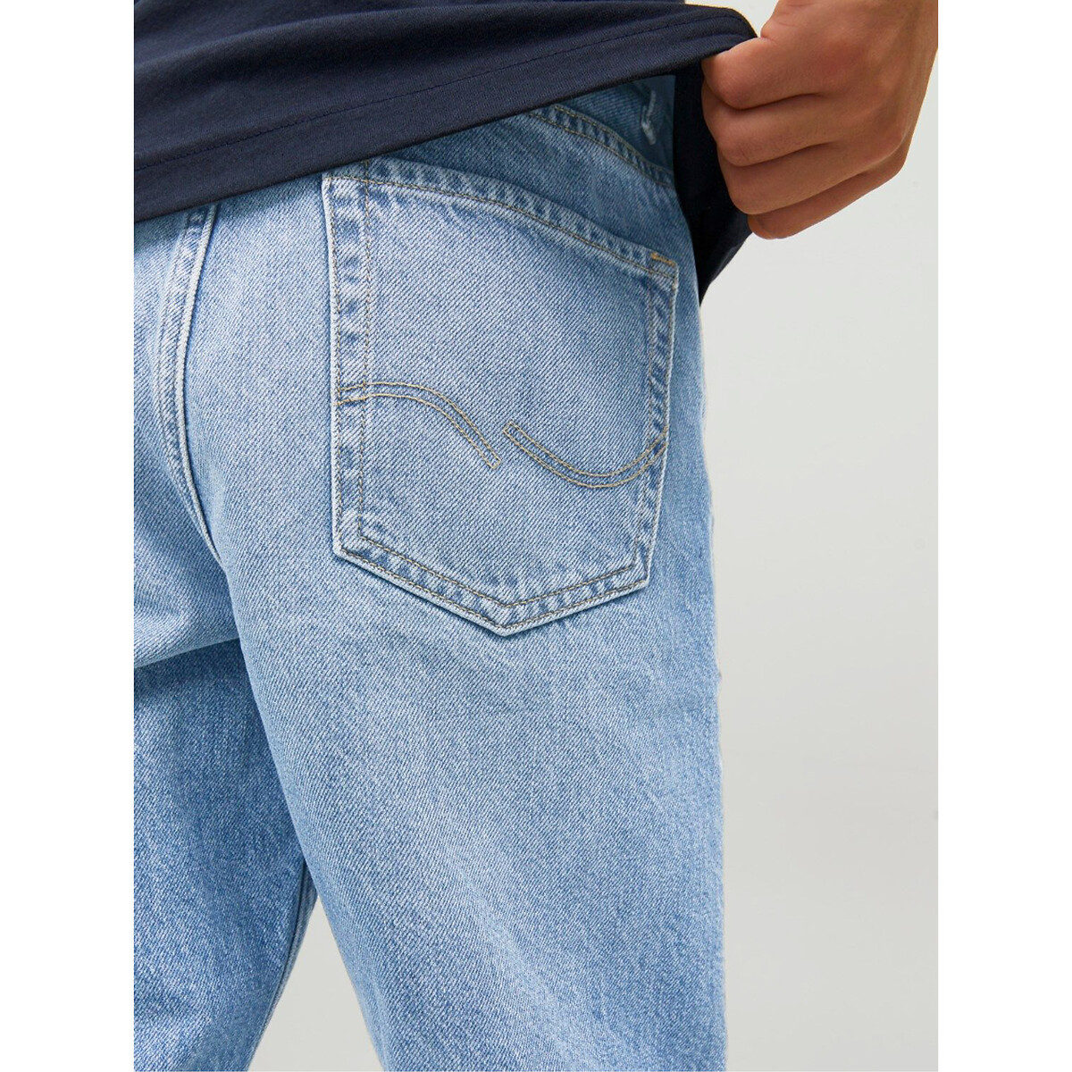 Jean coupe loose bleu jean clair, JACK & JONES JUNIOR