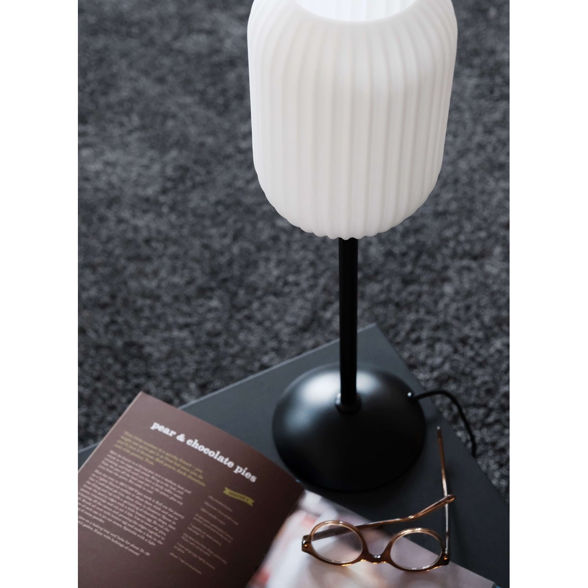 Lampe à poser RIFLET noir, DYBERG LARSEN