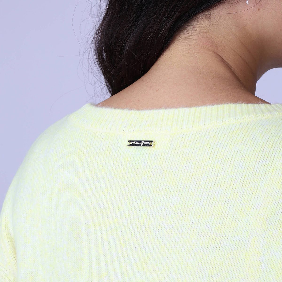 Pull doux Hilona jaune pale, MISE AU GREEN