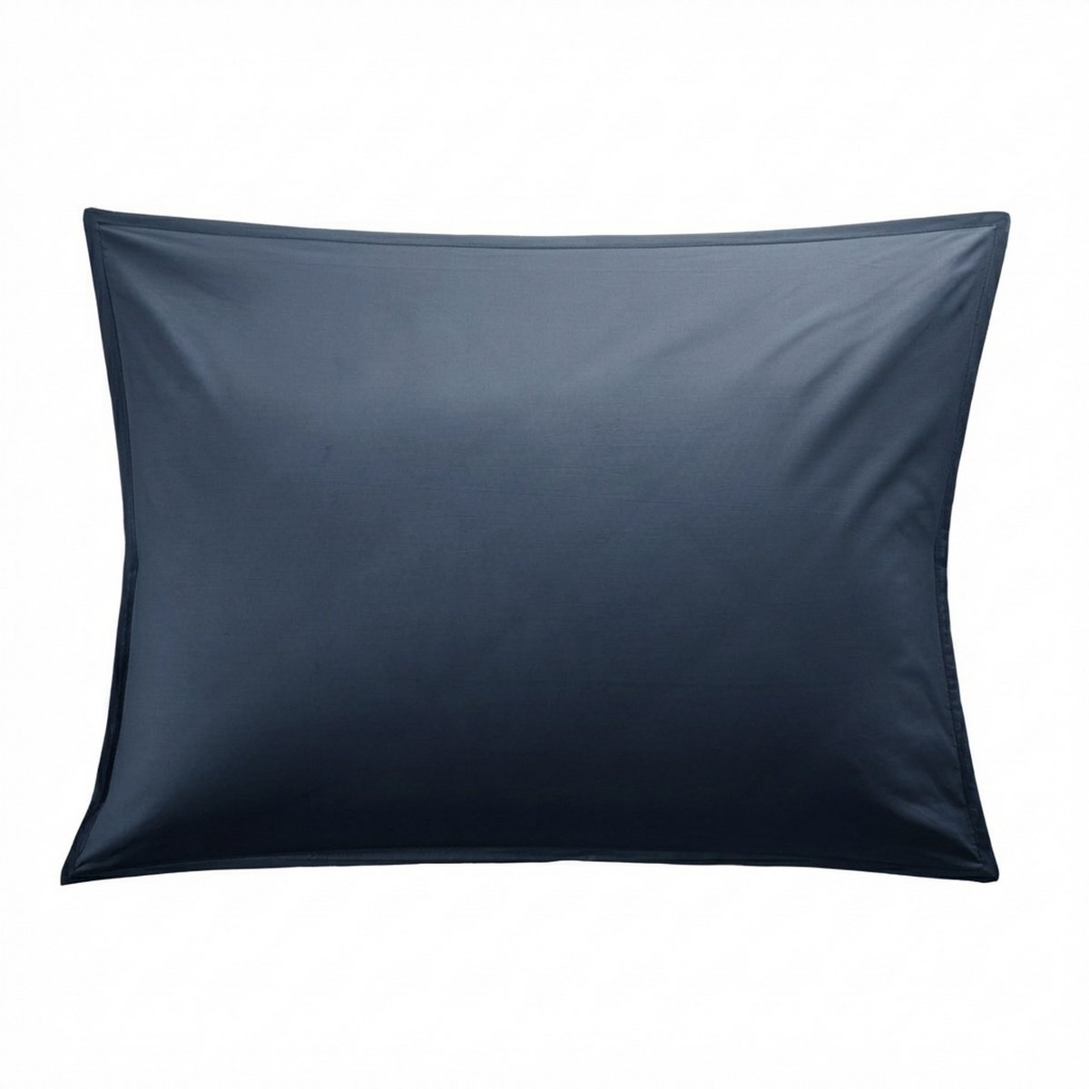 Taie d'oreiller en 100% Percale de Coton bleu nuit, EDEN