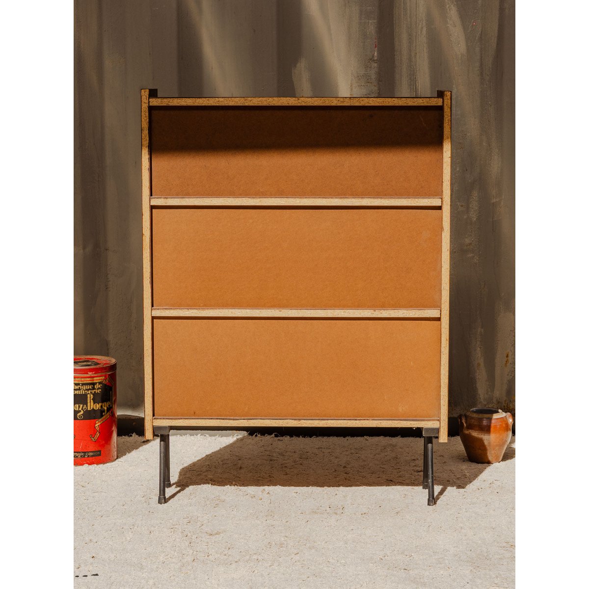 Vitrine en bois Victoria N°1316 - Bon état bois foncé, DEBONGOUT