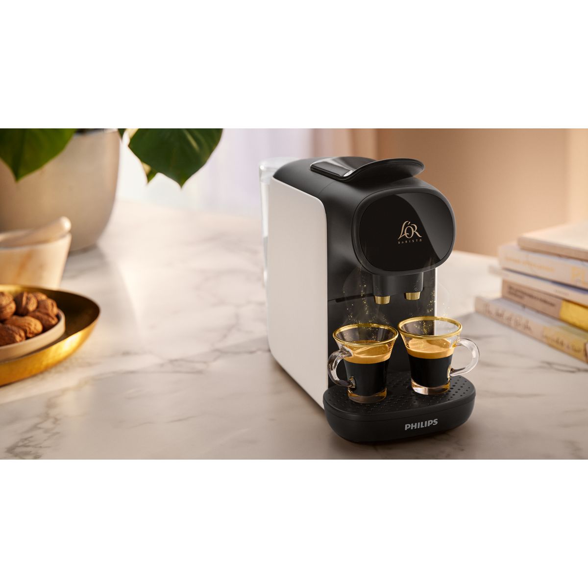 Cafetière à dosette LM9012/00 L'Or Sublime Blanc Satin couleur unique, PHILIPS
