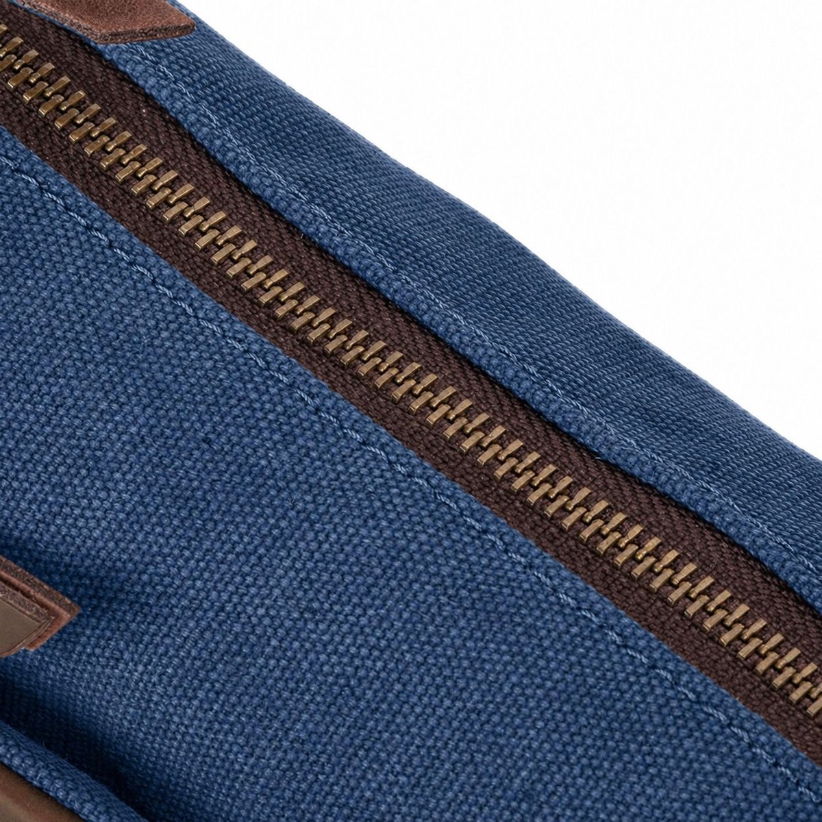 Sac trotteur en toile et cuir GARIBALDI denim, OH MY BAG
