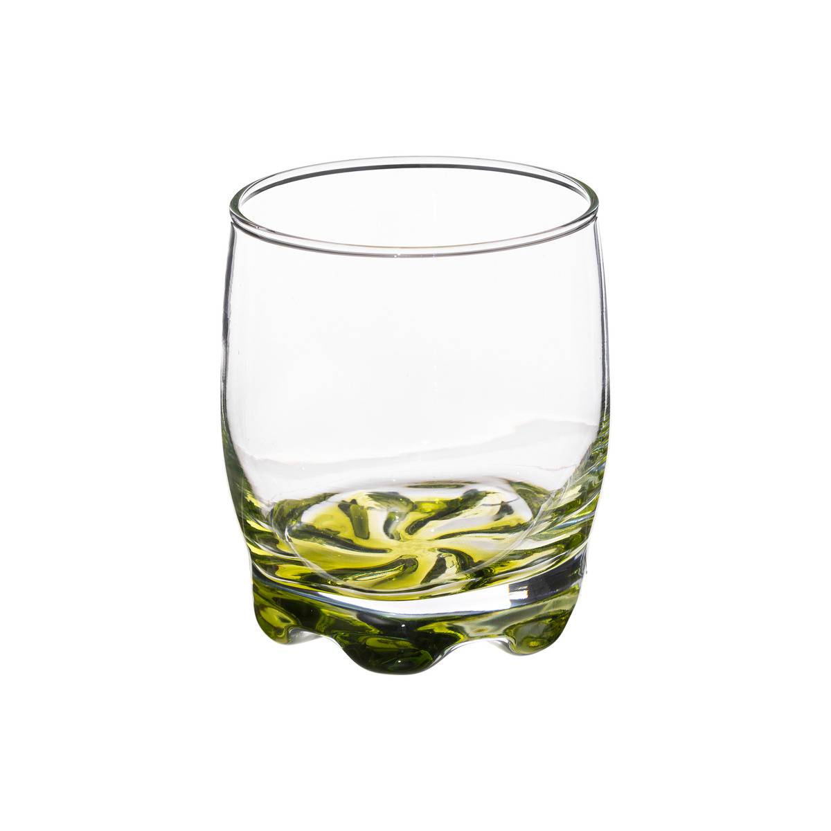 Lot de 6 verres bas en verre TIN'EAU multicolore, SECRET DE GOURMET