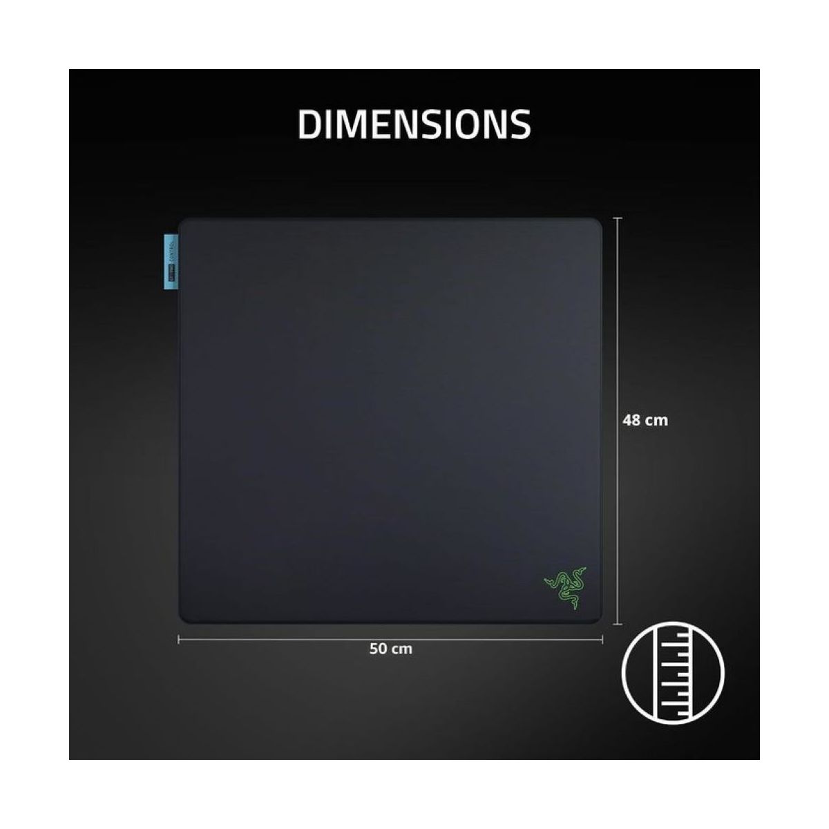 Tapis de souris GIGANTUS V2 PRO L CONTROL couleur unique, RAZER