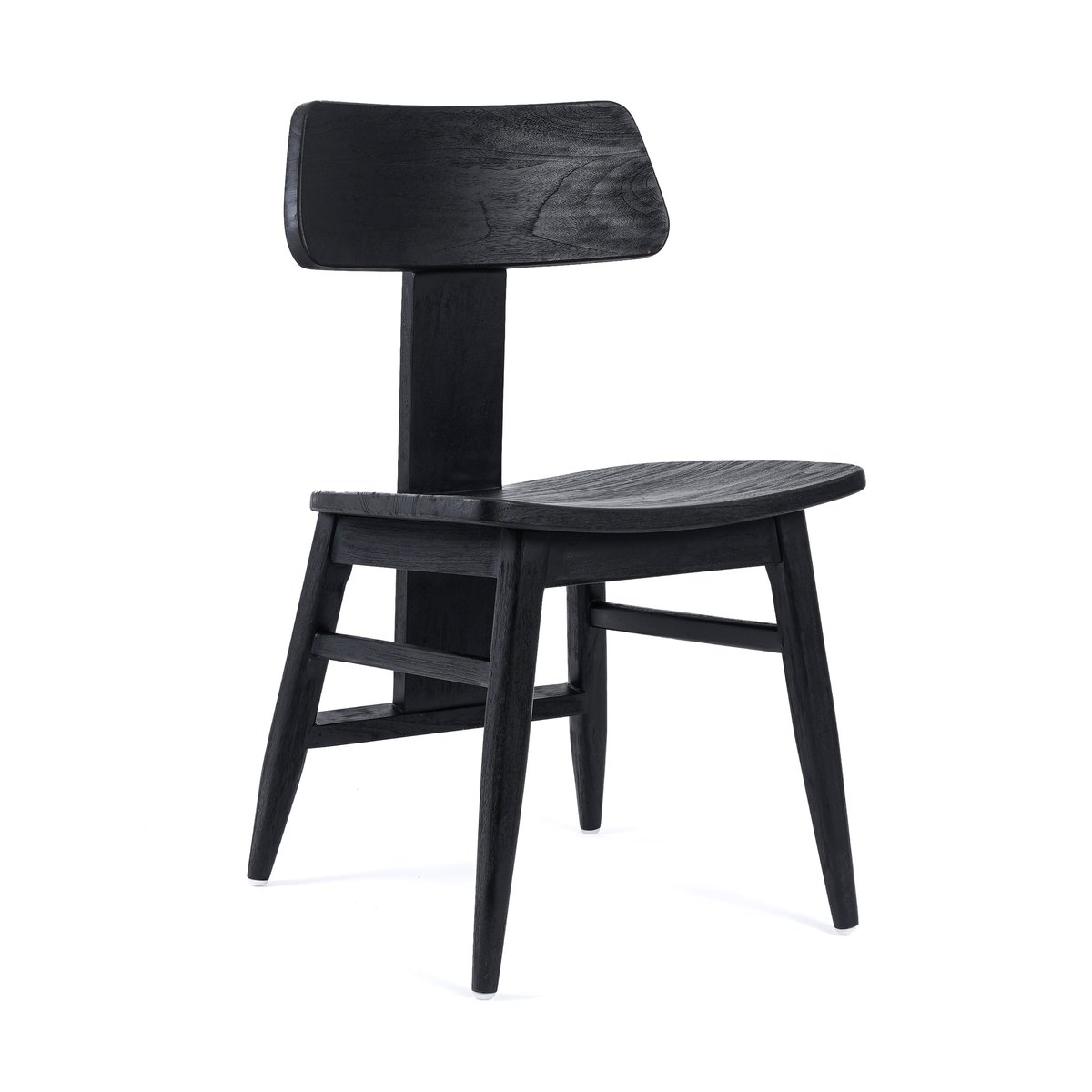 Chaise en suar LOVYA noir, BAZAR BIZAR