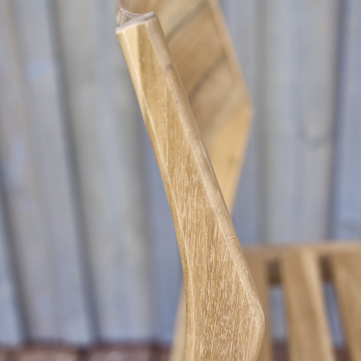 Chaise de jardin en teck massif  APRIL naturel, BERAH GETAH