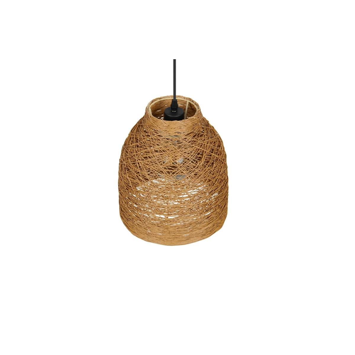 Suspension en papier bohème, D.25 , JOELINE marron, TRIO