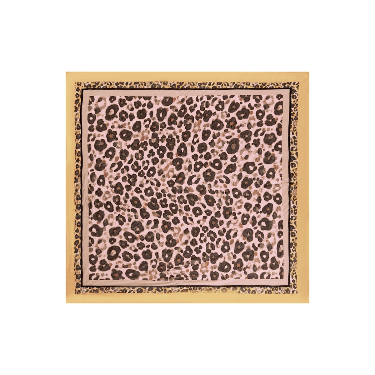 Foulard à impression taupe/yellow, BETTY BARCLAY