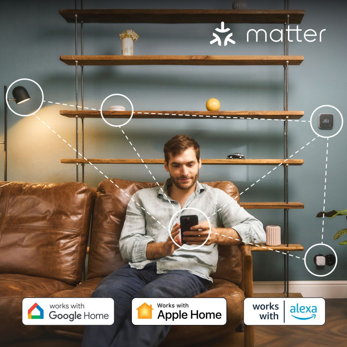 Thermostat connecté intelligent additionnel Filaire X couleur unique, TADO