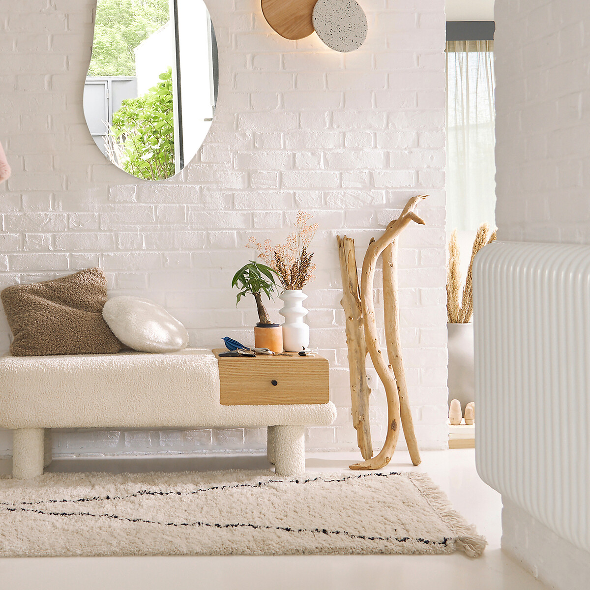 Passadeira estilo berbere, Luna cru, LA REDOUTE INTERIEURS
