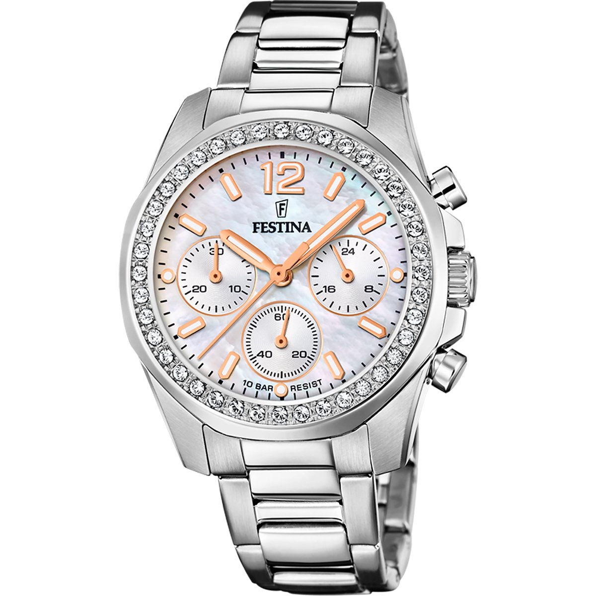 Montre Analogique BOYFRIEND argenté blanc argenté, FESTINA