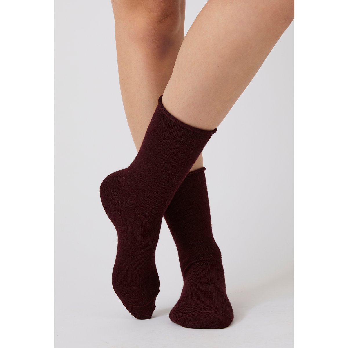 Paires de chaussettes thermolactyl fines et chaudes - Lot de 2 rouge lot bordeaux, DAMART