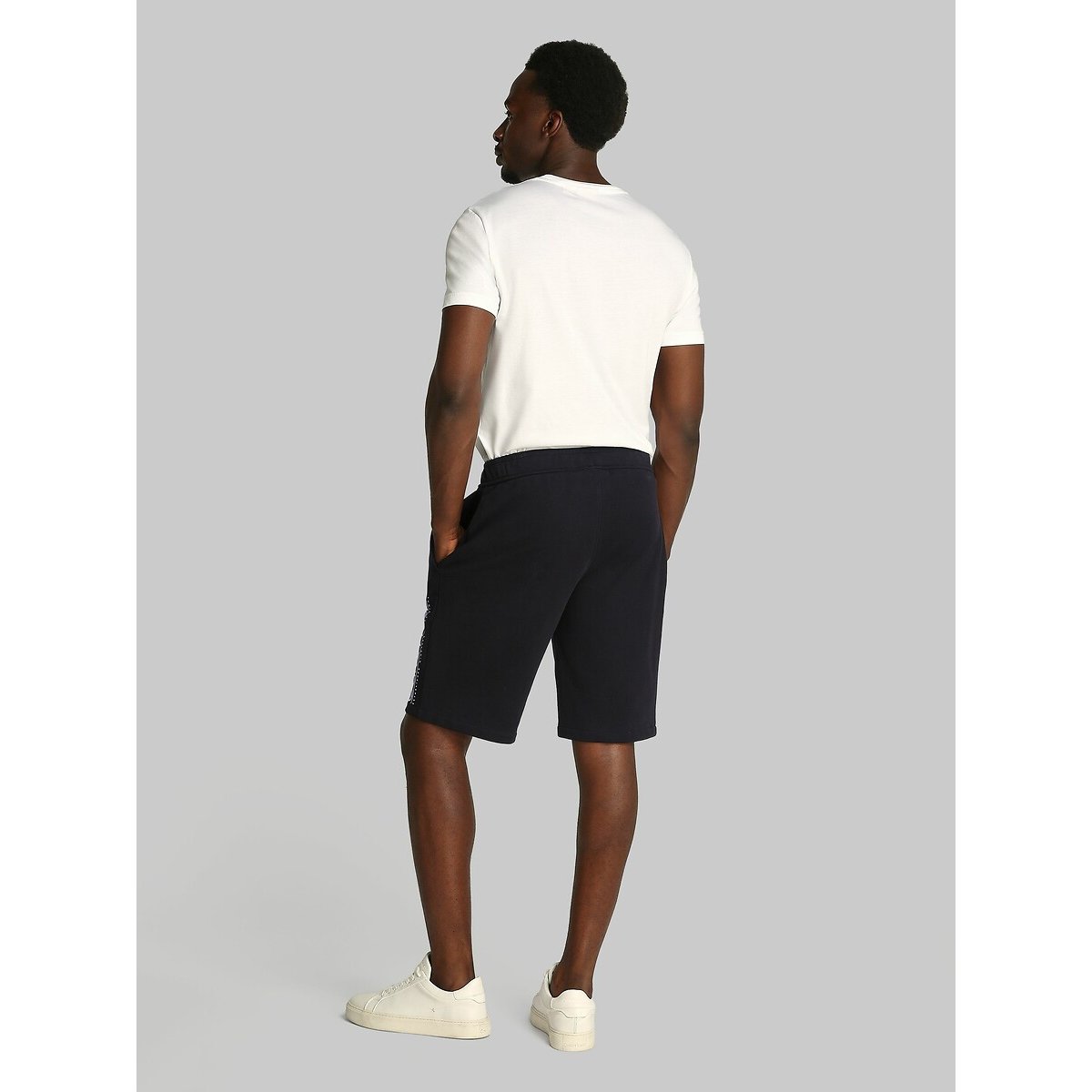 Short en molleton Logo noir, CALVIN KLEIN