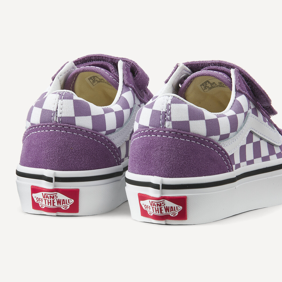 Baskets basses à scratch, UY OLD SKOOL V violet/blanc, VANS