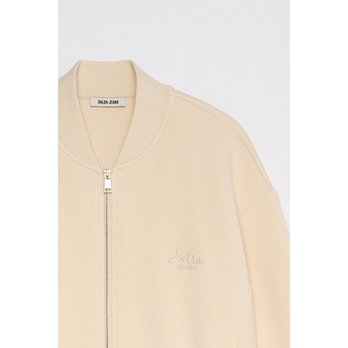 VESTE EN MAILLE À EFFET BOUFFANT beige, SALSA JEANS