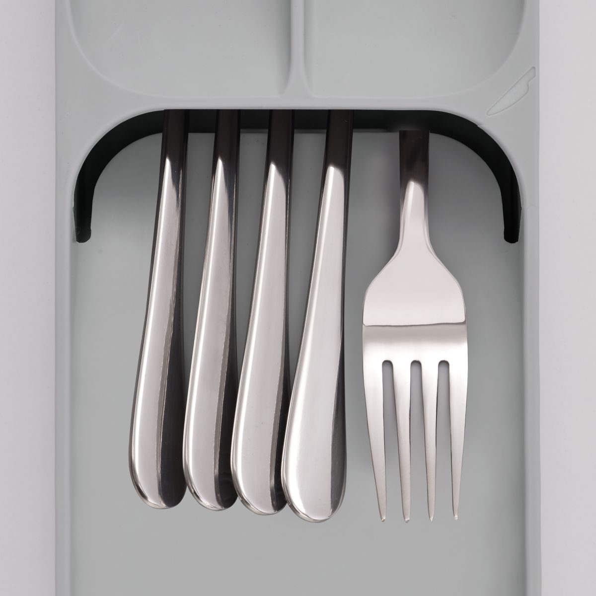 Rangement Drawerstore couverts compact gris, JOSEPH JOSEPH