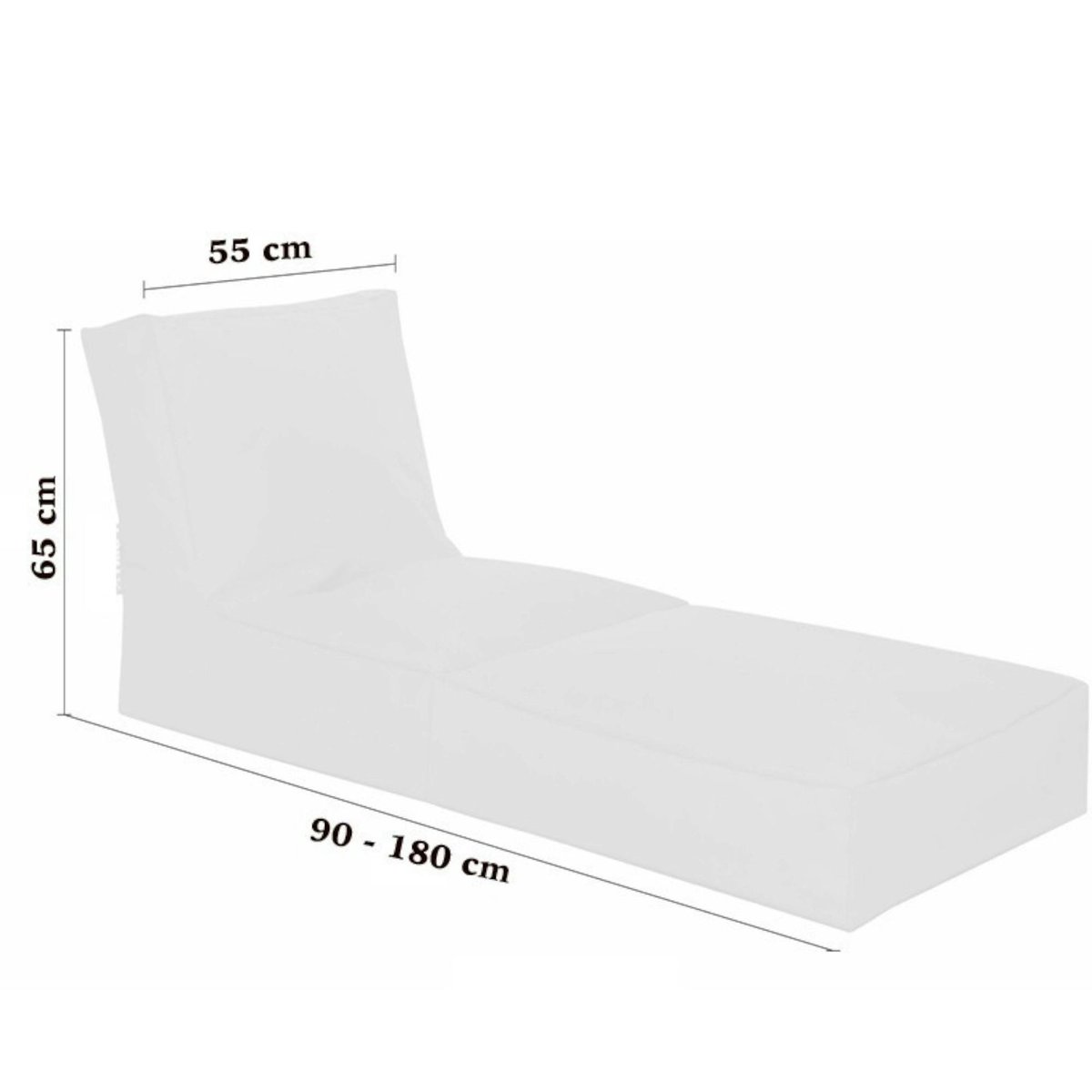 Chilienne de jardin dépliable en tissu imperméable ARTA violet, PIER IMPORT