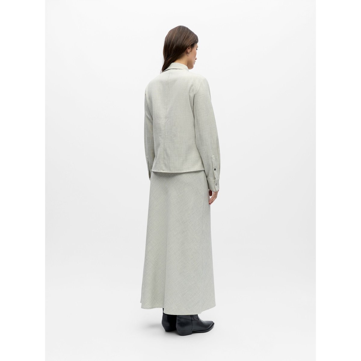 Chemise gris - light grey melange, OBJECT