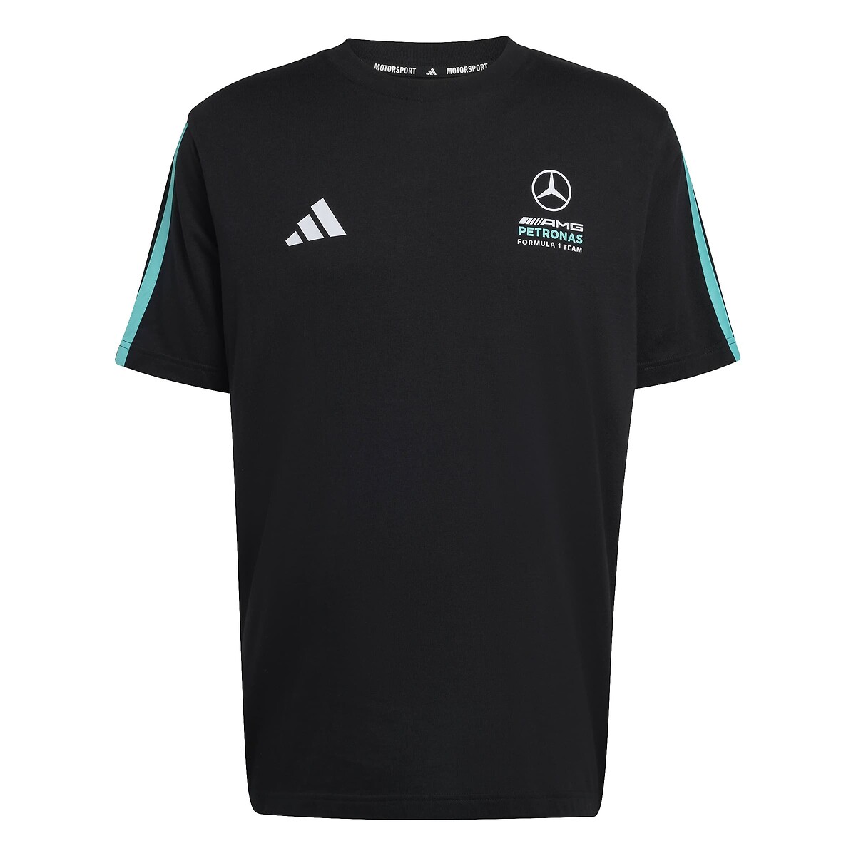 T-shirt manches courtes MERCEDES F1 noir, adidas Performance