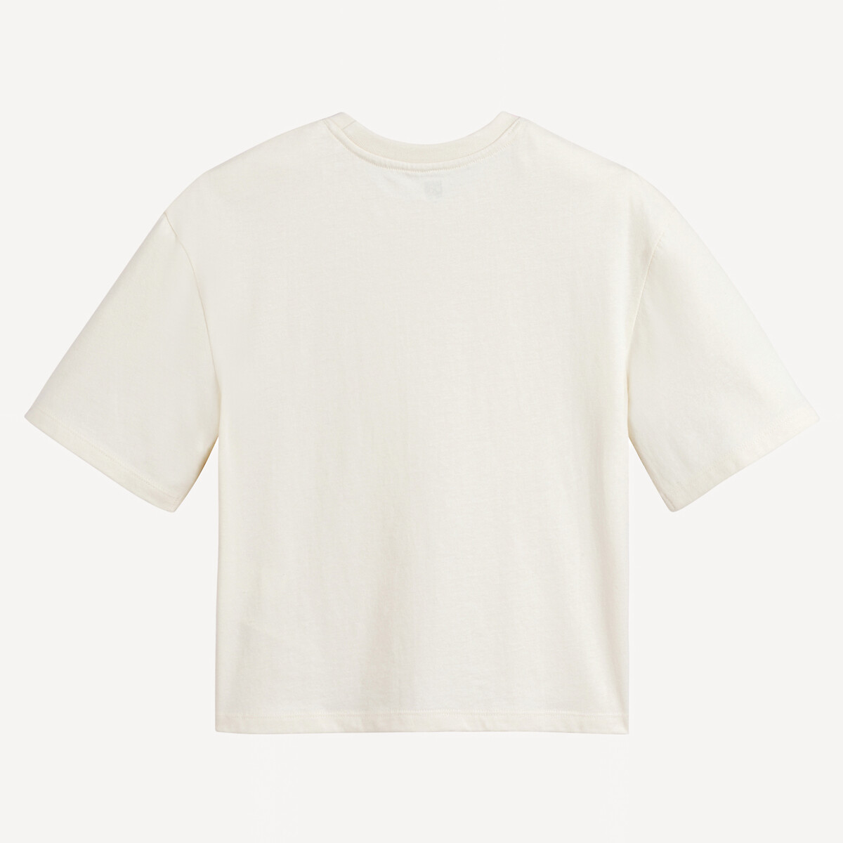 T-shirt manches courtes 4-14 ans ecru, LA REDOUTE COLLECTIONS