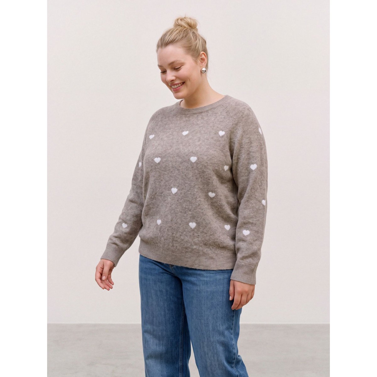 Pull En Maille marron - moon rock 1, VERO MODA