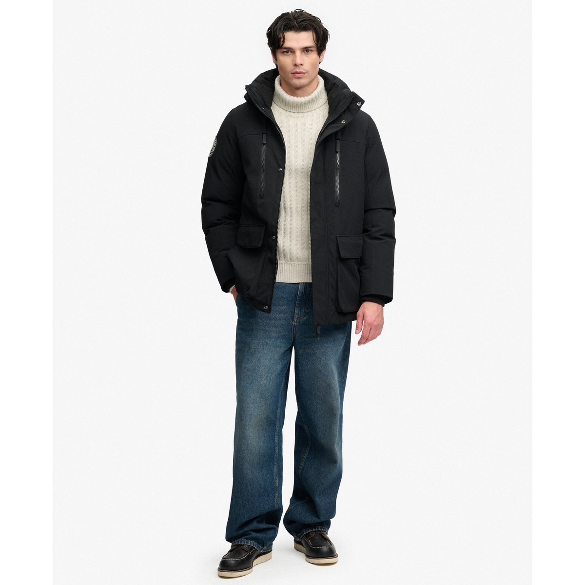 Parka City noir de jais, SUPERDRY