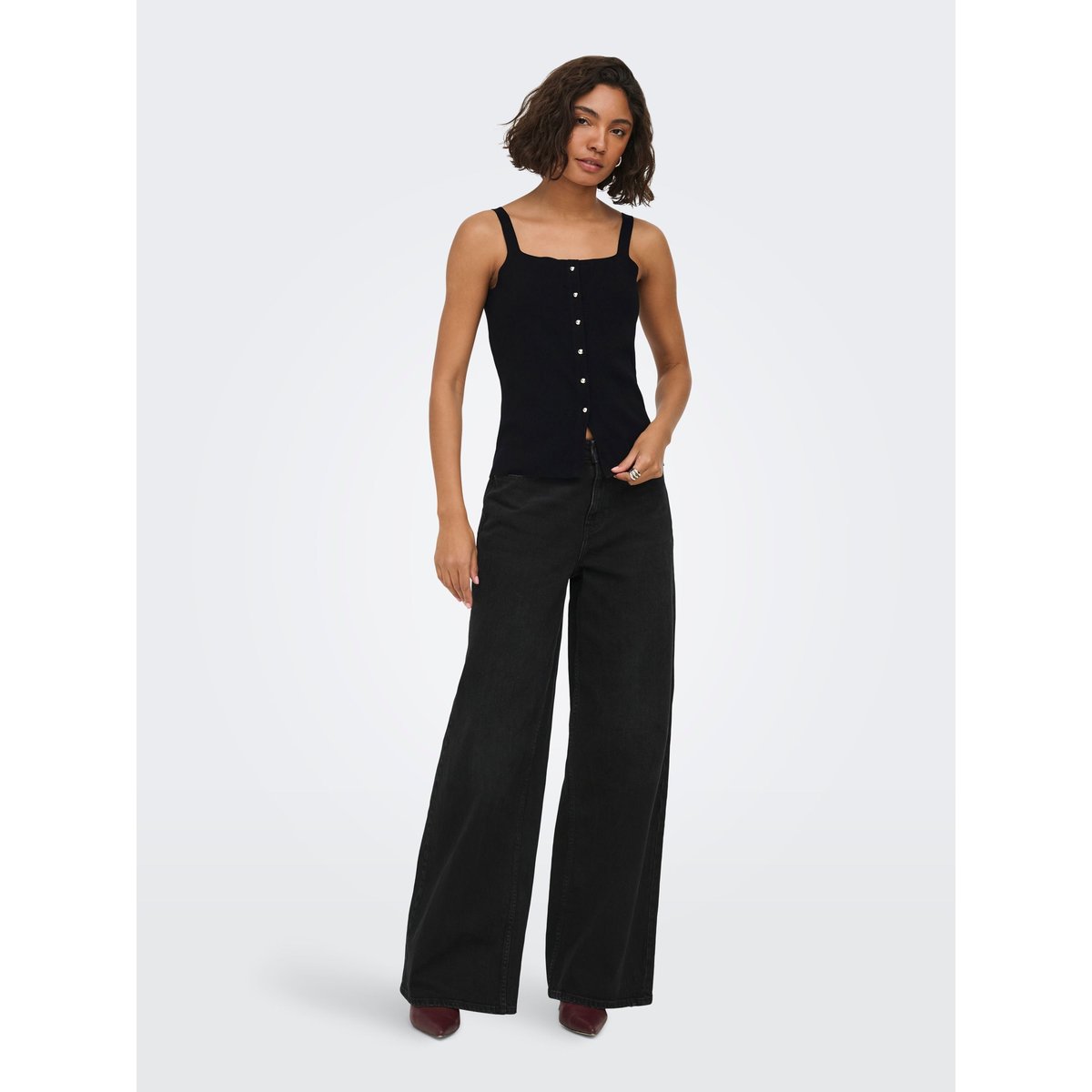 Gilet black 1, JDY