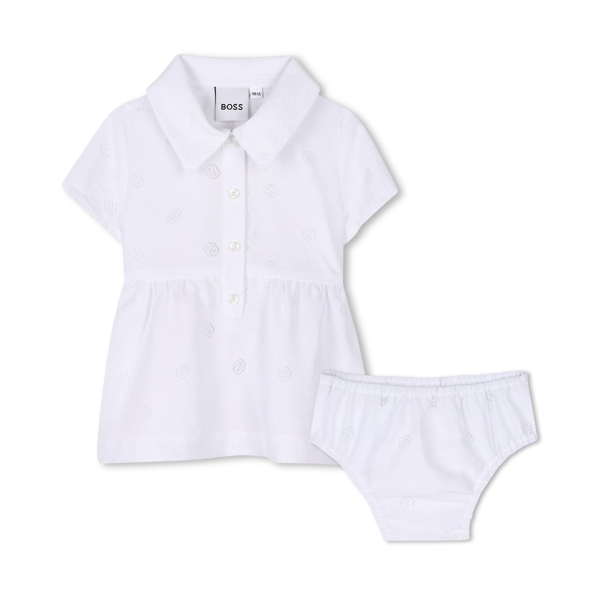 Ensemble de robes et culotte blanc, BOSS KIDSWEAR
