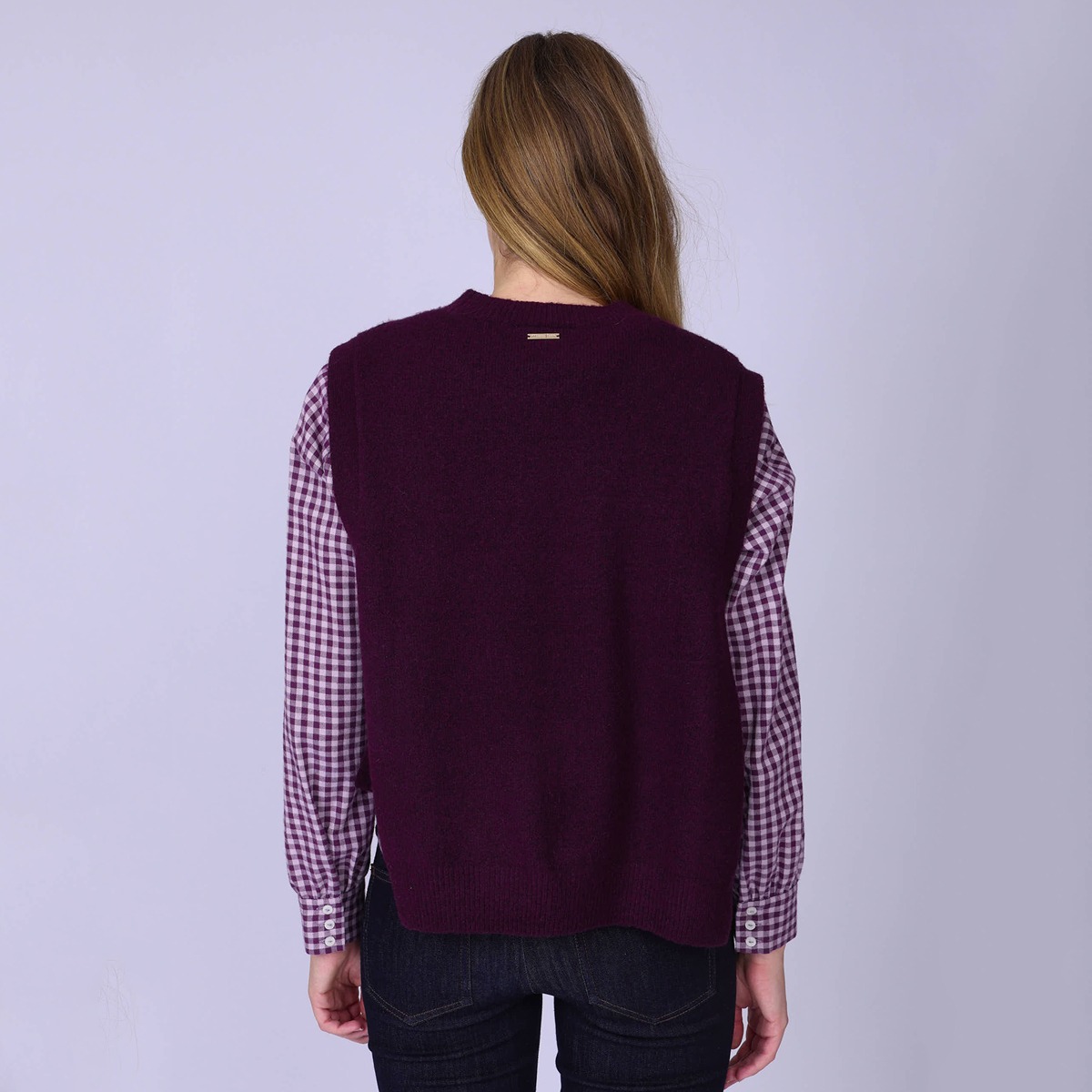 Pull Esther violet, MISE AU GREEN