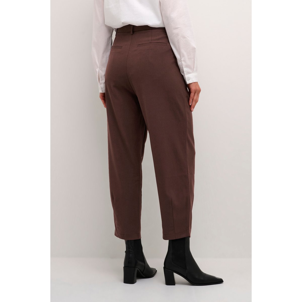 Pantalon de costume marron java, KAFFE