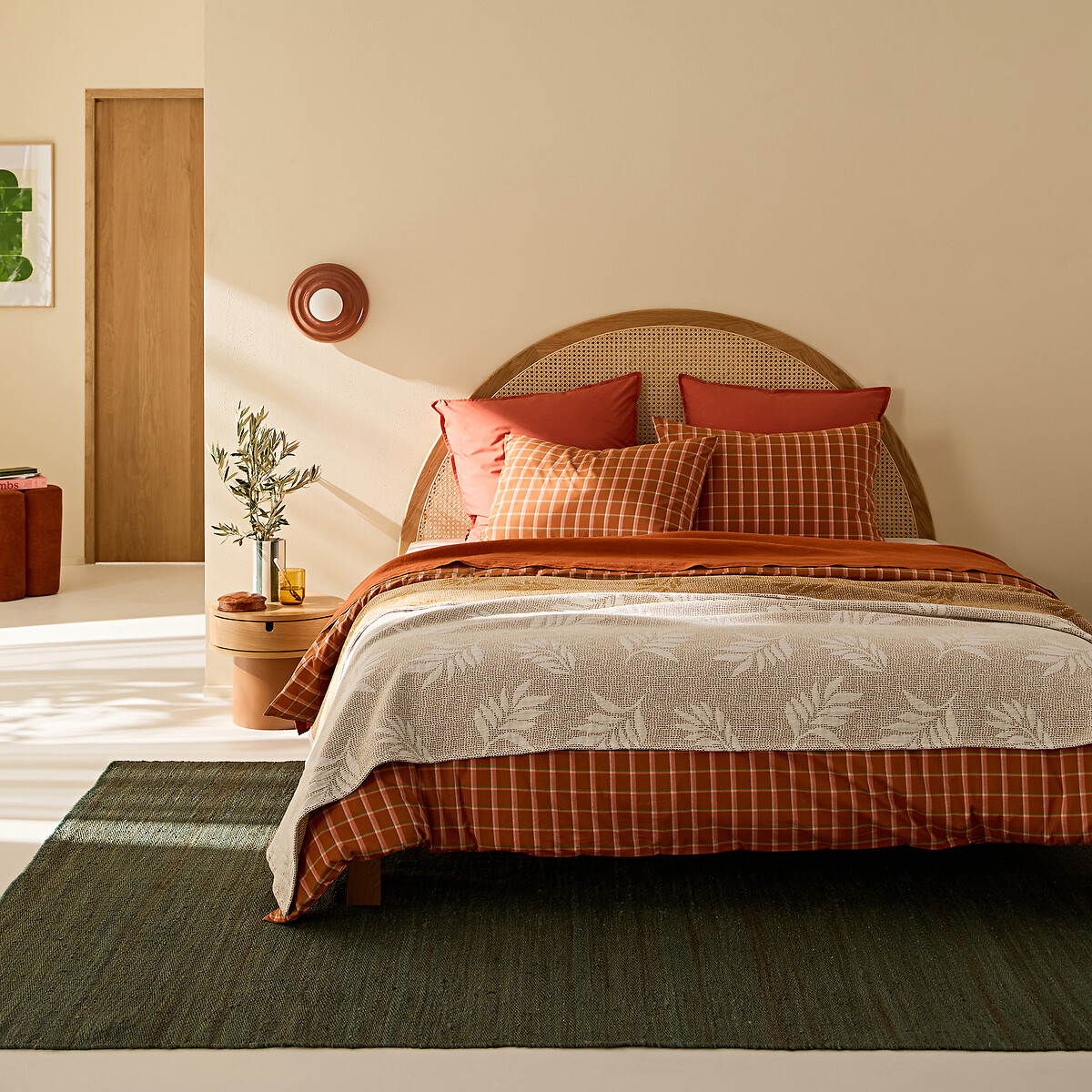 Tanora Jute and Cotton Rug dark green/light green, LA REDOUTE INTERIEURS