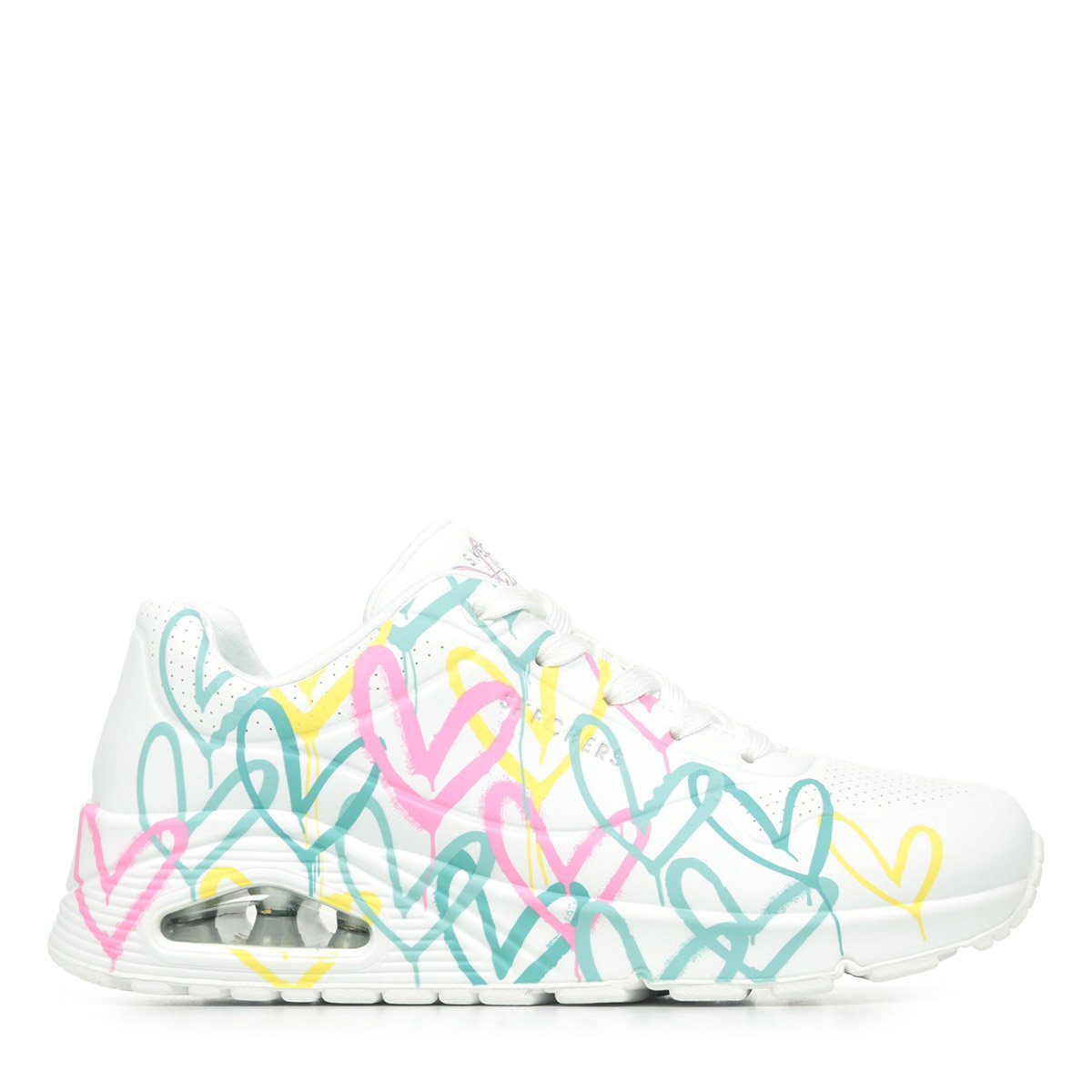 Baskets UNO CHANGED LOVE white multicolor, SKECHERS