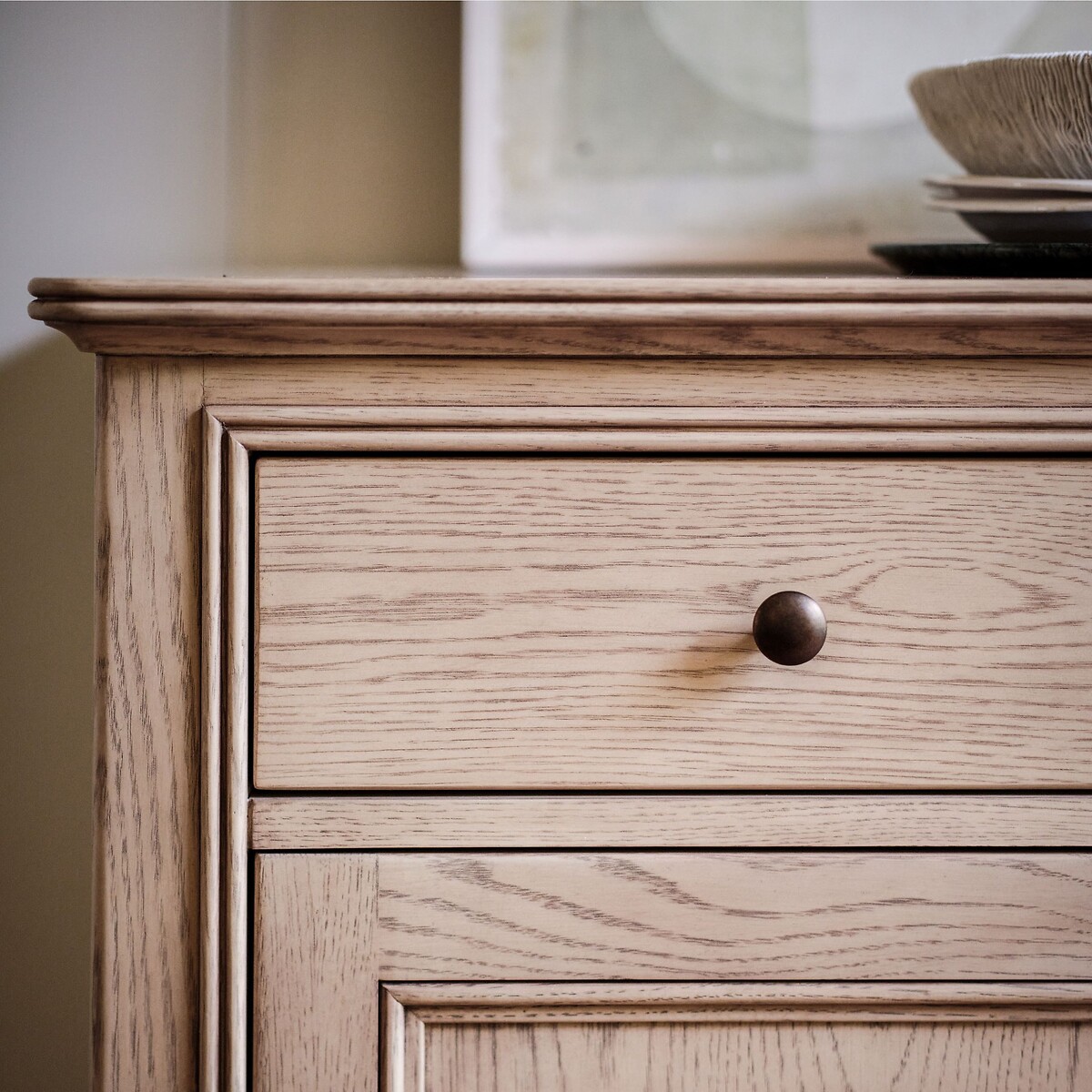 Toulon Oak 2 Door Sideboard light oak wood, WILLIS & GAMBIER