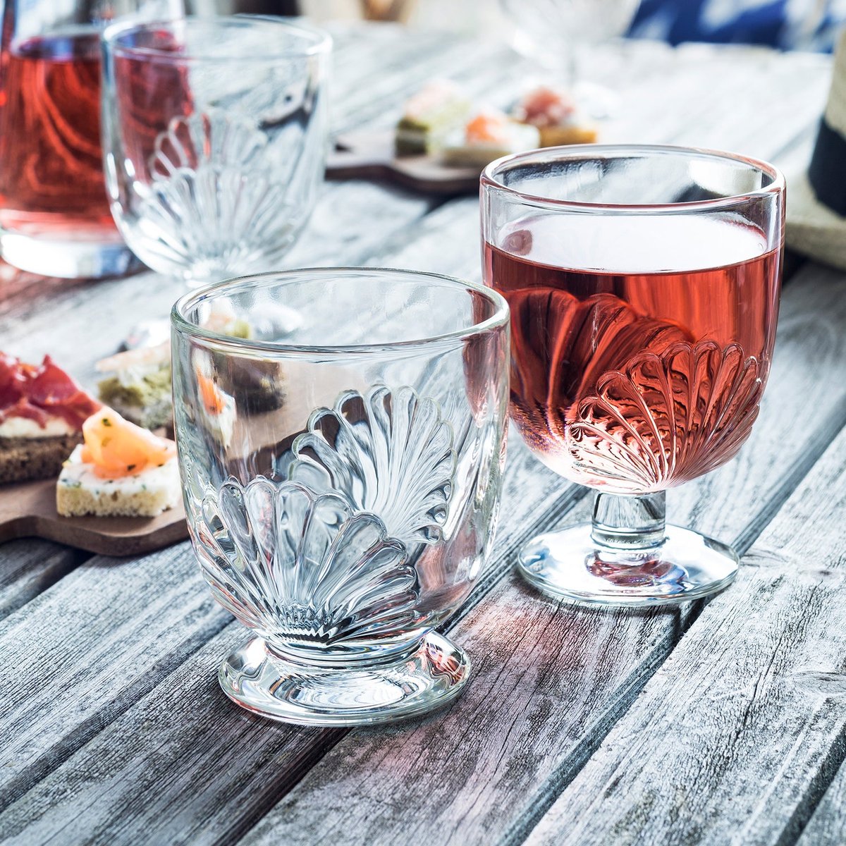 Lot de 6 verres à eau, BELLE-ÎLE transparent, LA ROCHERE