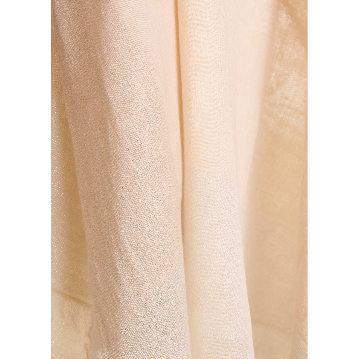 Foulard en coton avec fil textile ecru, LA FEE MARABOUTEE
