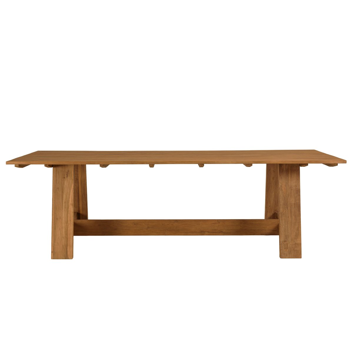 Table de jardin 250 cm en teck recyclé ORIA bois naturel, PIER IMPORT