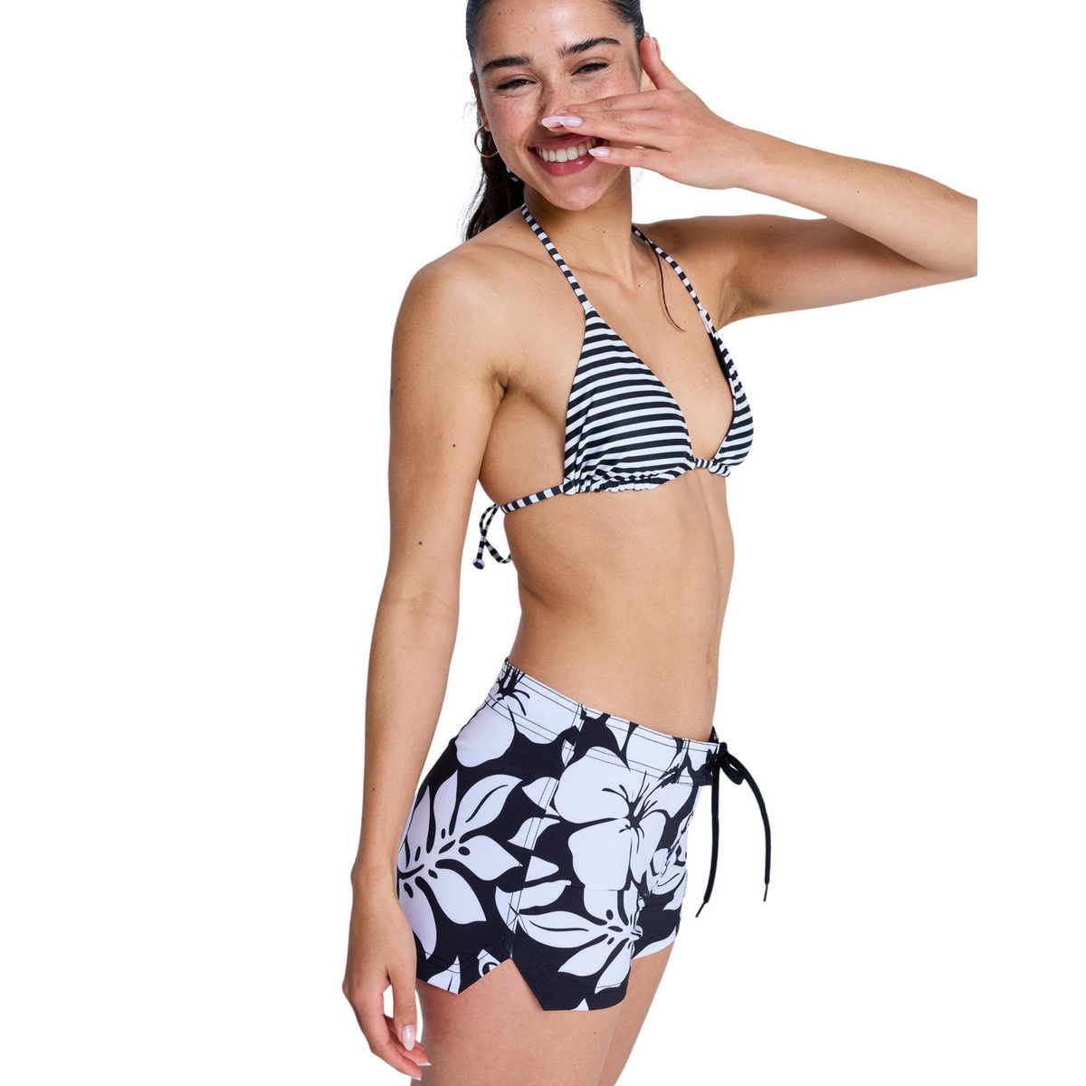 Boardshort TO DYE FOR 3". noir anthracite the big mo, ROXY