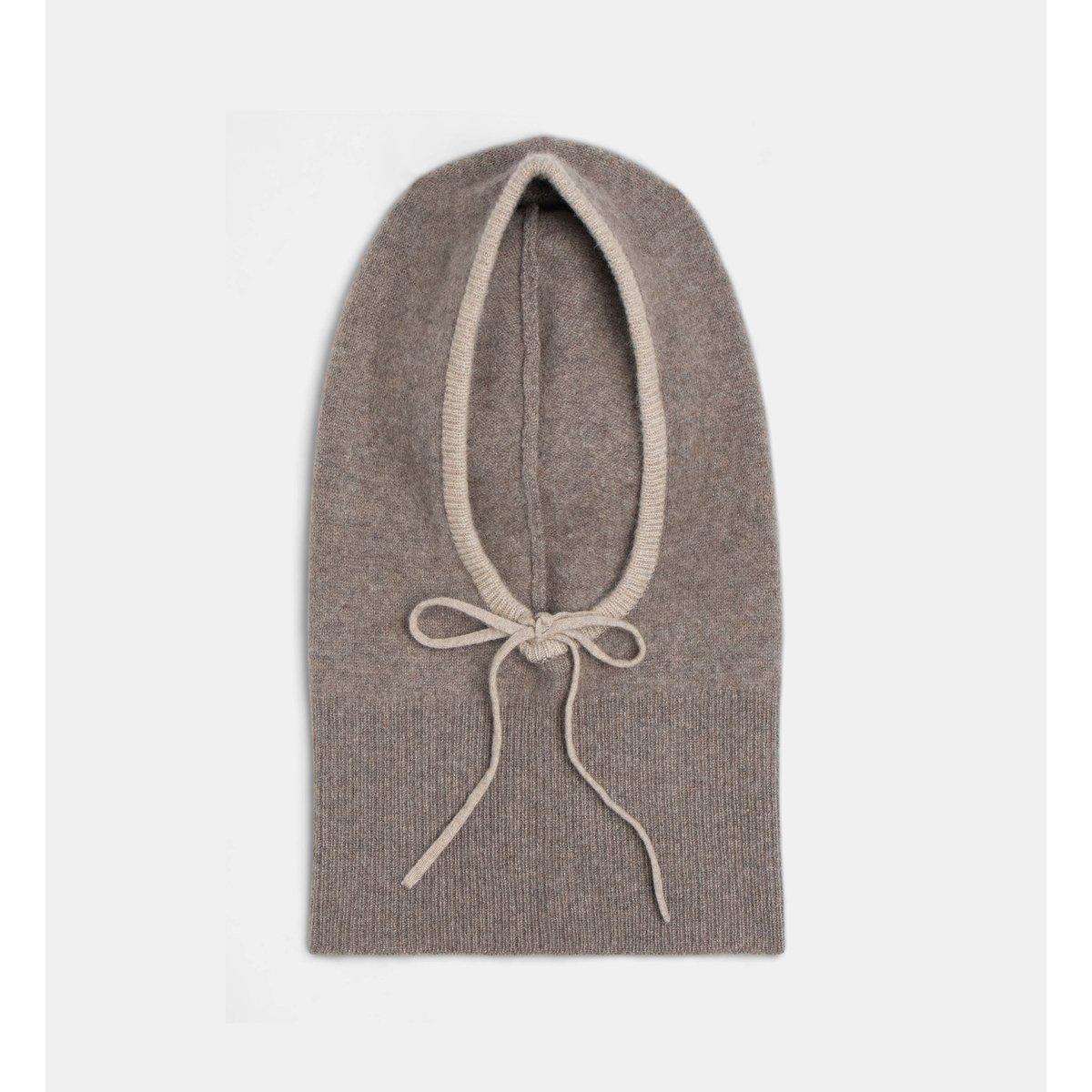 Cagoule slubon en cachemire marron, GALERIES LAFAYETTE