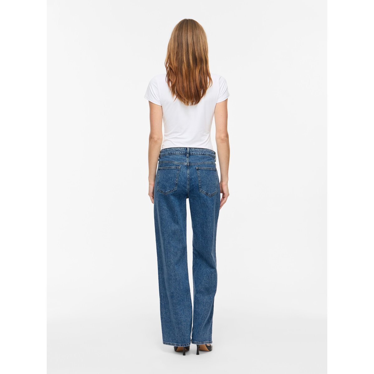 Jean Droit bleu - medium blue denim1, VILA