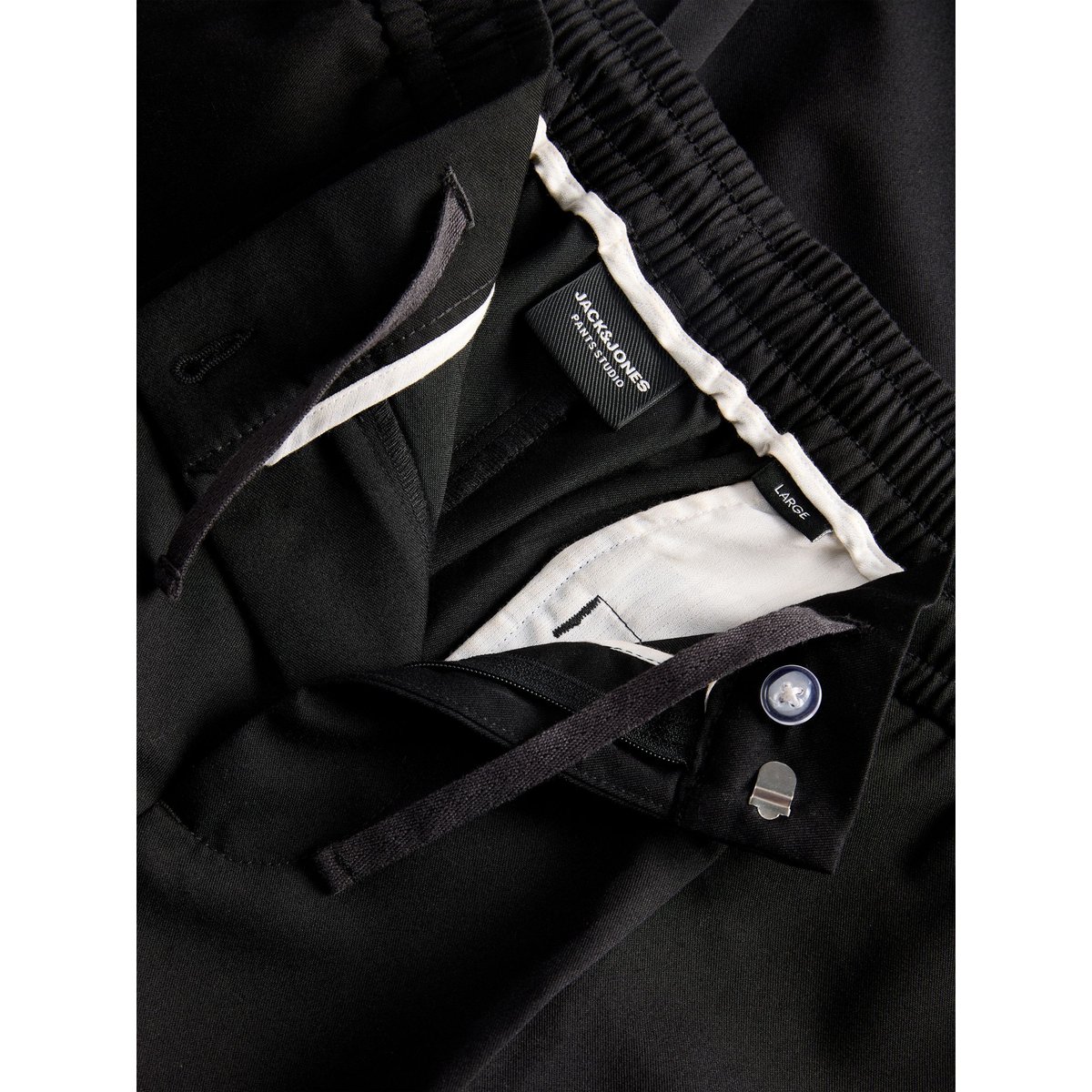 Pantalon À Jambe Large black 1, JACK & JONES