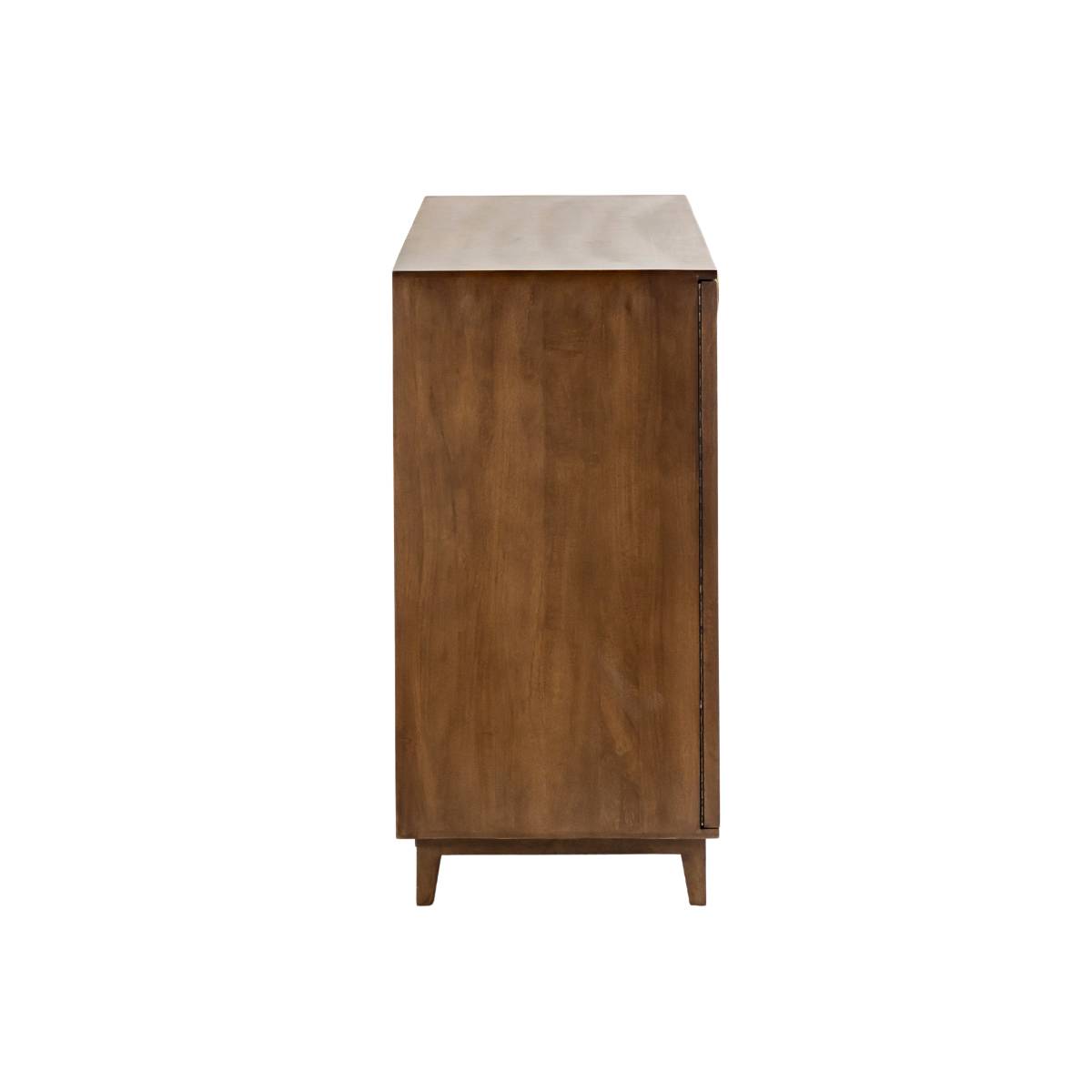 Meuble bar en bois de manguier ELIO bois foncé, MADE IN MEUBLES