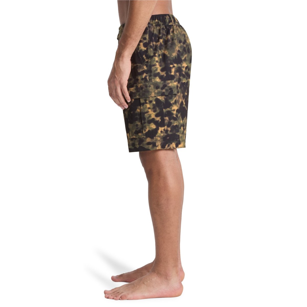 Short hybride HALF 19" vert grape leaf light reflection, QUIKSILVER