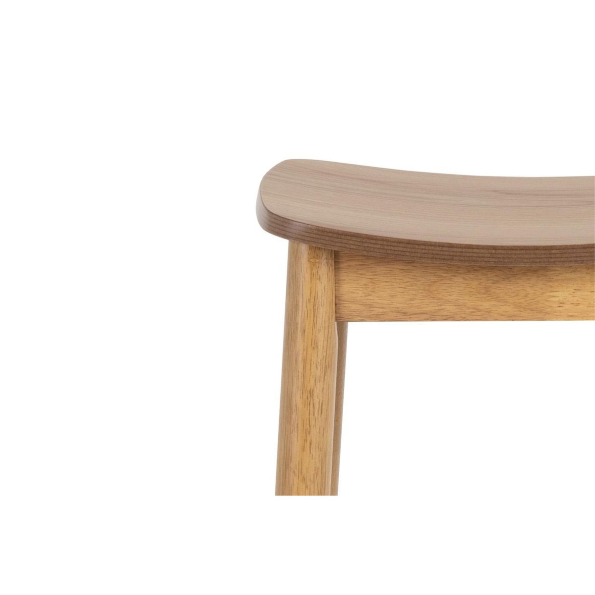 Tabourets de bar en bois naturel (lot de 2) - IZIA bois clair, HELLIN, DEPUIS 1862