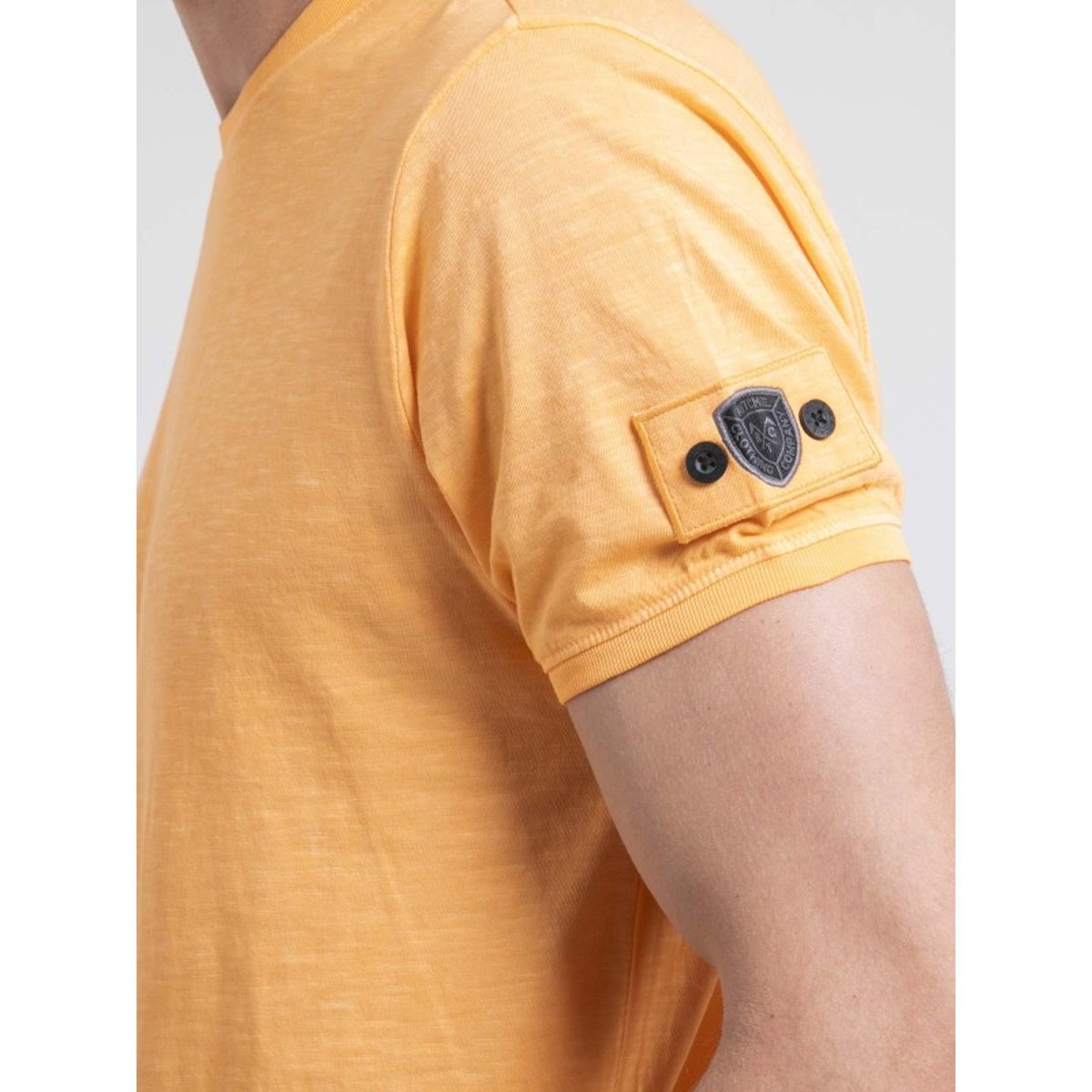 T-shirt Col Rond Pur Coton Nerigote orange, RITCHIE