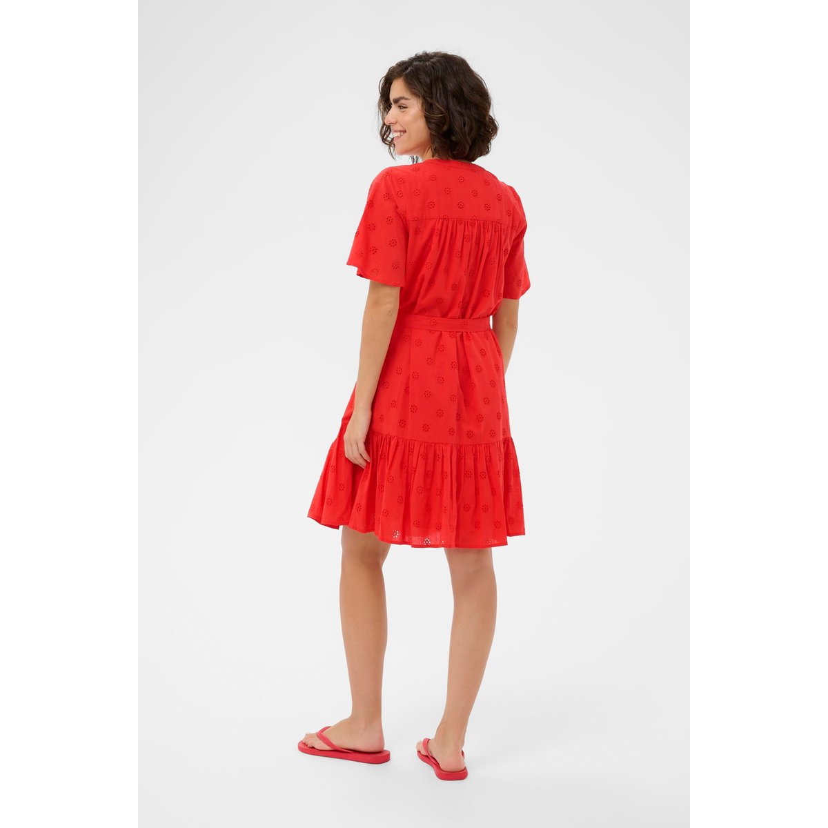 Robe rouge poppy red, KAFFE