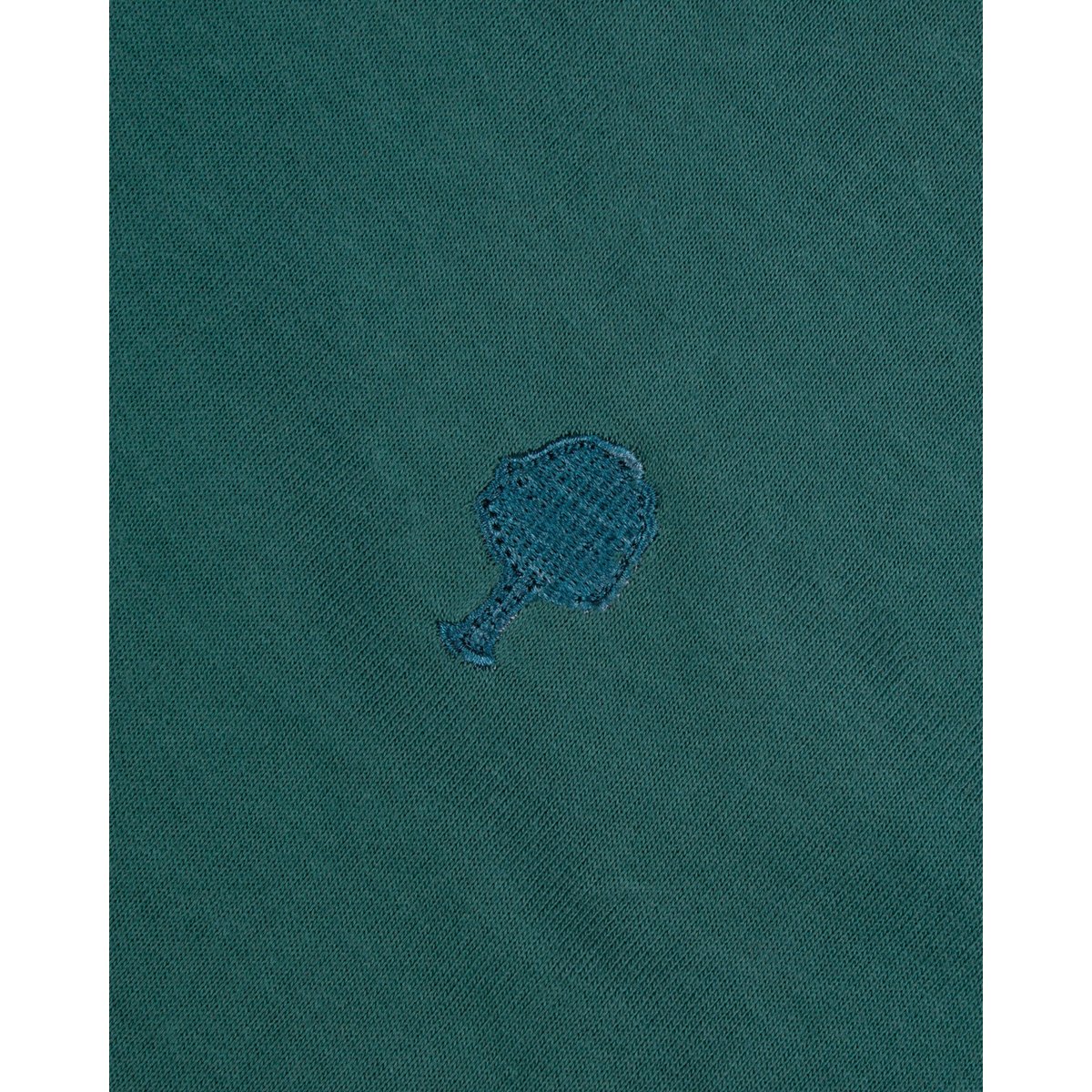 T-shirt en maille vert grisé, FAGUO