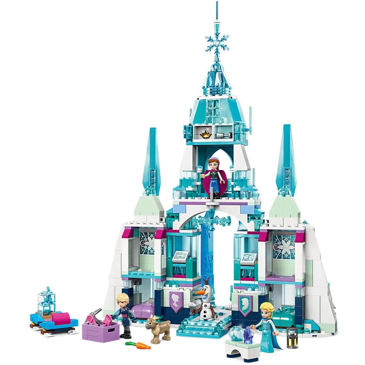 LEGO Disney - Palais de Glace d'Elsa - Set de Construction Magique 43244 v019845, LEGO